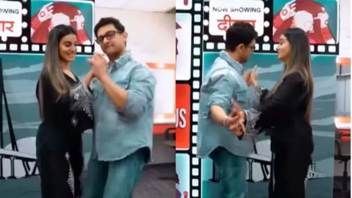 आमिर खान ने भोजपुरी अभिनेता अक्षरा सिंह के साथ लाल सिंह चड्ढा गाने पर डांस किया
