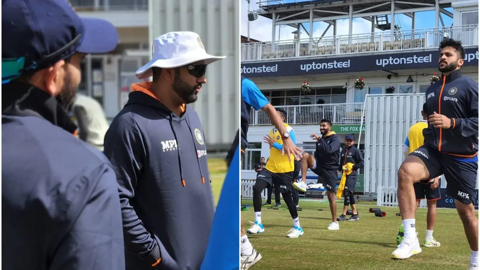  रोहित शर्मा और भारतीय टेस्ट टीम ने इंग्लैंड मैच के लिए प्रशिक्षण शुरू किया |  क्रिकेट
